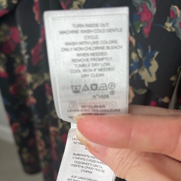 LAUREN RALPH LAUREN Floral Surplice Jersey Dress Size 4 and 8 - Picture 12 of 12